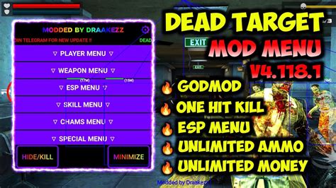 dead target mod menu unlock all guns|Dead Target MOD APK 4.134.0 (Unlimited Money).